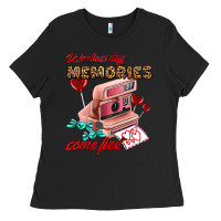 Black valentines day memories come first Ladies Tee - AdoDesignShop