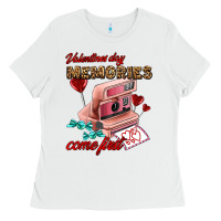 White valentines day memories come first Ladies Tee - AdoDesignShop