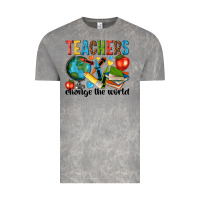 Cloud Rock teachers change the world Vintage Tee - NancyCooperArtShop