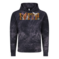 Cloud Black faith with praying hands Vintage Hoodie - NancyCooperArtShop