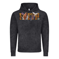 Vintage Black faith with praying hands Vintage Hoodie - NancyCooperArtShop