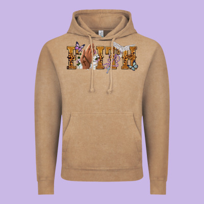 Faith With Praying Hands Vintage Hoodie Designed By Nancycooperartshop