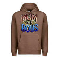 Chestnut Mom of Boys Mother's Day Premium Hoodie - CowGirlArtShop