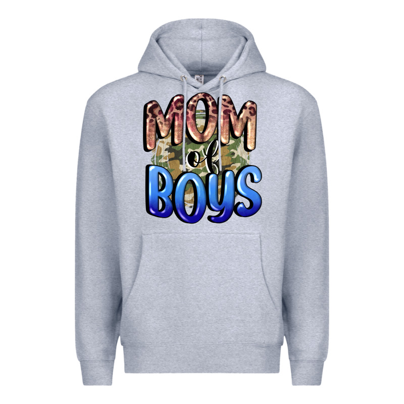 Mom Of Boys Mother's Day Premium Hoodie by CowGirlArtShop | Teevron