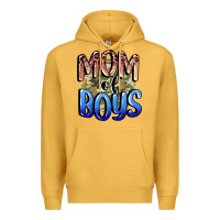 Mustard Mom of Boys Mother's Day Premium Hoodie - CowGirlArtShop