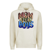 Oatmeal Heather Mom of Boys Mother's Day Premium Hoodie - CowGirlArtShop