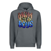 Rock Mom of Boys Mother's Day Premium Hoodie - CowGirlArtShop
