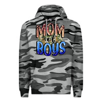 Slate Camo Mom of Boys Mother's Day Premium Hoodie - CowGirlArtShop