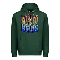 Sports Green Mom of Boys Mother's Day Premium Hoodie - CowGirlArtShop
