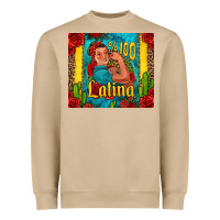 Mushroom hundred percent latina strong woman Heavyweight Sweatshirt - Jasminsmagicworld