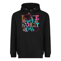 Black love more worry less olivia Heavyweight Hoodie - OliviaCreatesArt