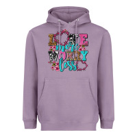 Lavender love more worry less olivia Heavyweight Hoodie - OliviaCreatesArt