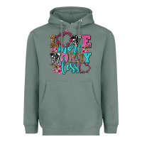Sage love more worry less olivia Heavyweight Hoodie - OliviaCreatesArt
