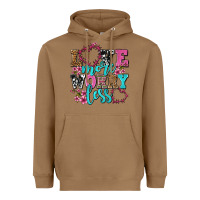 Toasted Coconut love more worry less olivia Heavyweight Hoodie - OliviaCreatesArt
