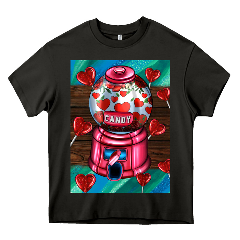 Candy Machine  With Heart Candies  Air Heavy Core Tee by AdoDesignShop | Teevron
