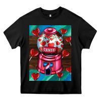 Black candy machine  with heart candies  air Heavy Core Tee - AdoDesignShop