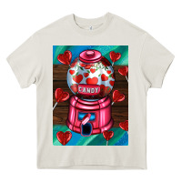 Cream candy machine  with heart candies  air Heavy Core Tee - AdoDesignShop
