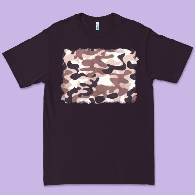 Milky Camouflage Premium Tee Designed By Barkaloodesign