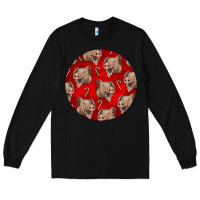 Black christmas pig Long Sleeve Tee - LillyAllenDesigns