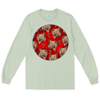 Matcha christmas pig Long Sleeve Tee - LillyAllenDesigns