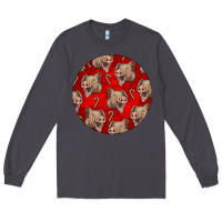 Smoke christmas pig Long Sleeve Tee - LillyAllenDesigns