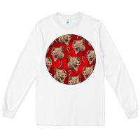 White christmas pig Long Sleeve Tee - LillyAllenDesigns