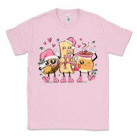 Bubblegum Pink mexican christmas pan dulce cartoon characters Classic Tee - MaliasSmallBusiness