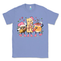 Colony Blue mexican christmas pan dulce cartoon characters Classic Tee - MaliasSmallBusiness