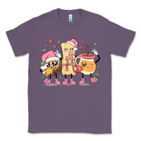 Lavender mexican christmas pan dulce cartoon characters Classic Tee - MaliasSmallBusiness