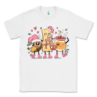 White mexican christmas pan dulce cartoon characters Classic Tee - MaliasSmallBusiness