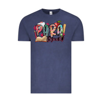 Vintage Denim para squad Vintage Tee - NancyCooperArtShop