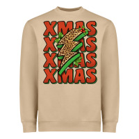 Mushroom xmas lightning bolt Heavyweight Sweatshirt - Jasminsmagicworld