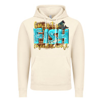 Vintage Artic born to fish forced to work Vintage Hoodie - NancyCooperArtShop