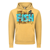 Vintage Mustard born to fish forced to work Vintage Hoodie - NancyCooperArtShop