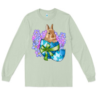 Matcha easter bunny egg flowers Long Sleeve Tee - RanaPortraitStore