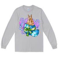Moon Dust easter bunny egg flowers Long Sleeve Tee - RanaPortraitStore
