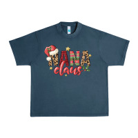 Midnight Navy nana claus Urban Heavy Tee - MaliasSmallBusiness