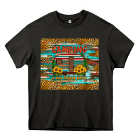 Asphalt camping is my happy place Heavy Core Tee - Artiststas