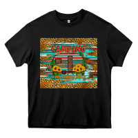 Black camping is my happy place Heavy Core Tee - Artiststas