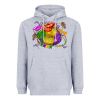 Mardi Gras Lips Olivia Heavyweight Hoodie | Teevron