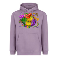Lavender mardi gras lips olivia Heavyweight Hoodie - OliviaCreatesArt
