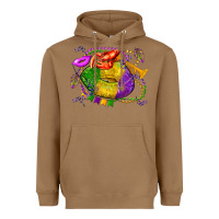 Toasted Coconut mardi gras lips olivia Heavyweight Hoodie - OliviaCreatesArt