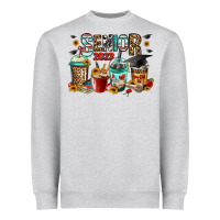 Heather Grey senior 2023 coffee cups Heavyweight Sweatshirt - Jasminsmagicworld