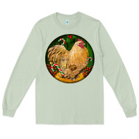 Matcha cochin rooster christmas Long Sleeve Tee - LillyAllenDesigns