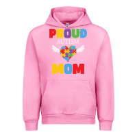 Fuchsia Pink lil autism mom Urban Hoodie - CowhideDigitalArt
