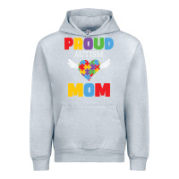 Heather Grey lil autism mom Urban Hoodie - CowhideDigitalArt