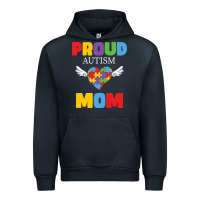 Navy lil autism mom Urban Hoodie - CowhideDigitalArt