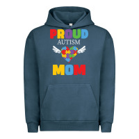 Pigment Midnight Navy lil autism mom Urban Hoodie - CowhideDigitalArt