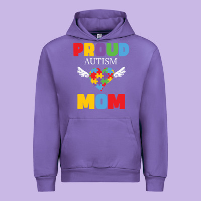 Lil Autism Mom Urban Hoodie Designed By Cowhidedigitalart