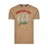 Vintage Coffee christmas tree junkie Vintage Tee - MaliasSmallBusiness
